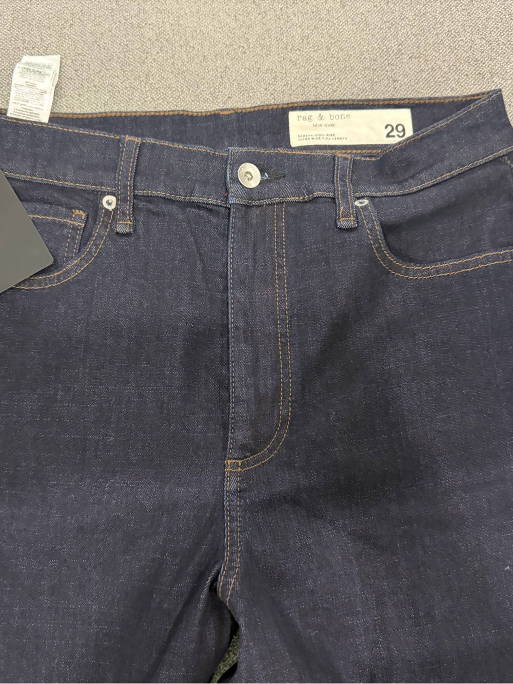 New Serena rag & bone Dark Rinse High-Rise Jeans 29